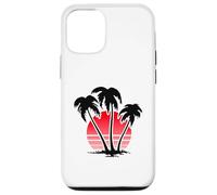 Carcasa para iPhone 12/12 Pro Sunset Beach Palm Trees for Summer Vacation or Holidays