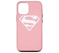 Carcasa para iPhone 12/12 Pro Supergirl White & Pink Shield