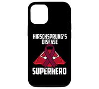 Carcasa para iPhone 12/12 Pro Superhéroe de la Enfermedad de Hirschsprung Superviviente Guerrero Luchador
