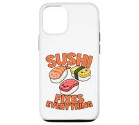 Carcasa para iPhone 12/12 Pro Sushi Divertido lo arregla Todo Amante de la Comida