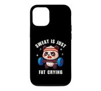 Carcasa para iPhone 12/12 Pro Sweat Is Just Fat Crying Panda Gym Workout