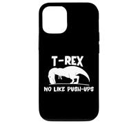 Carcasa para iPhone 12/12 Pro T-Rex No Like Push-Ups - Dino Pun Funny Workout