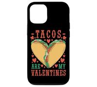 Carcasa para iPhone 12/12 Pro Tacos Are My Valentine Funny Valentine’s Day Foodie