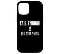 Carcasa para iPhone 12/12 Pro Tall Enough for Your Shins Cute Bunny Rabbit Boxing