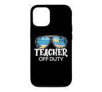 Carcasa para iPhone 12/12 Pro Teacher Off Duty Gafas de Sol Palm Tree Beach Sunset
