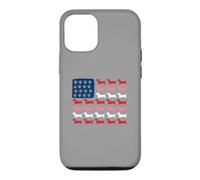 Carcasa para iPhone 12/12 Pro Teckel Paws and Stripes Forever