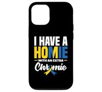 Carcasa para iPhone 12/12 Pro Tengo un Homie con un síndrome de Down Extra Chromie T21