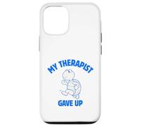 Carcasa para iPhone 12/12 Pro Terapia Divertida de Tortugas Humor Conciencia Mental