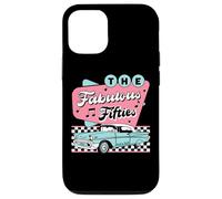 Carcasa para iPhone 12/12 Pro The Fifties 1950s Car Music Checkerboard Rockabilly Sock Hop
