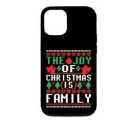 Carcasa para iPhone 12/12 Pro The Joy of Christmas is Family Ugly Sweater Holiday Art