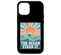 Carcasa para iPhone 12/12 Pro The Ocean Fixed It Retro Beach Waves Sun