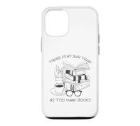 Carcasa para iPhone 12/12 Pro There Is No Such Thing As Too Many Books Womens Reading