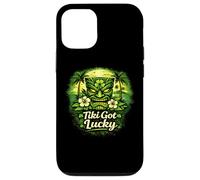 Carcasa para iPhone 12/12 Pro Tiki Got Lucky Hawaii Shamrock Tropical Island Vibes