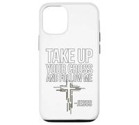 Carcasa para iPhone 12/12 Pro Toma tu Cruz y sígueme: Jesús