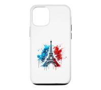 Carcasa para iPhone 12/12 Pro Torre Eiffel: Icono de París Revisitado en Clave Street Art