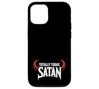 Carcasa para iPhone 12/12 Pro Totally Today Satan Devil Cuernos Travieso Divertido Gótico Gótico