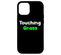 Carcasa para iPhone 12/12 Pro Touching Grass Digital Life Awareness Saying Design Tees