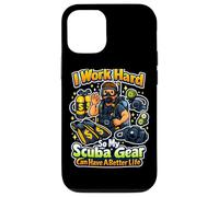 Carcasa para iPhone 12/12 Pro Trabajo Duro para Que mi Equipo de Buceo Pueda Tener una Vida Mejor buceando