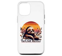 Carcasa para iPhone 12/12 Pro Tranquil Sloth Tai Chi Tai Chill Master Relajación Relajada