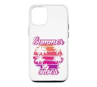 Carcasa para iPhone 12/12 Pro Tropical Vibes Beach Sunset Palms Retro Summer Energy