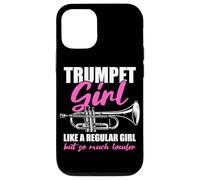 Carcasa para iPhone 12/12 Pro Trumpet Girl Trompetista Trompeta Trompeta