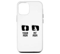 Carcasa para iPhone 12/12 Pro Tu Mamá Mi Mamá Hija Hijo Divertido Instructor de Yoga
