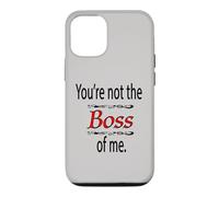 Carcasa para iPhone 12/12 Pro Tú no Eres el Jefe de mi Ropa para Hombres jóvenes y Mujeres