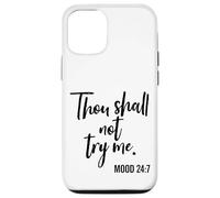 Carcasa para iPhone 12/12 Pro Tú no me probarás mamá 24:7 Pincel Guión