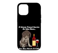 Carcasa para iPhone 12/12 Pro Una Mujer no Puede Sobrevivir Solo en Vino Ella también Necesita un GSP