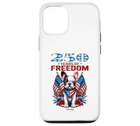 Carcasa para iPhone 12/12 Pro USA 250th Anniversary Celebra Cool Patriotic Boxer Puppy