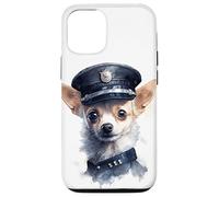 Carcasa para iPhone 12/12 Pro Valiant Puppy Police - Reloj de Perro Chihuahua