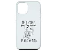 Carcasa para iPhone 12/12 Pro Verdadero Crime Copa DE Vino EN LA Cama por Nueve Esqueleto Fan Meme