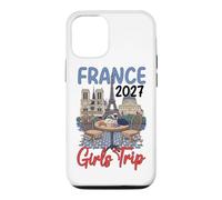 Carcasa para iPhone 12/12 Pro Viaje Chicas Francia 2027 Torre Eiffel París
