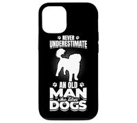 Carcasa para iPhone 12/12 Pro Viejo al Que le Gustan los Perros Día del Padre