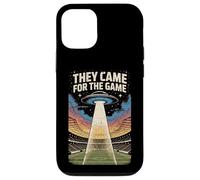 Carcasa para iPhone 12/12 Pro Vinieron para El Juego UFO Football Alien Invasion Stadium