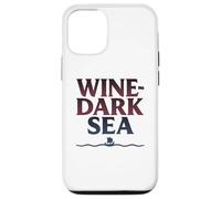 Carcasa para iPhone 12/12 Pro Vino Mar Oscuro Homero Griego Poesía épica Navegación