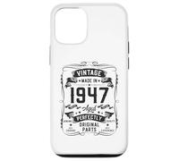 Carcasa para iPhone 12/12 Pro Vintage 1947 79yr 79th Birthday Gifts for Men 79 Years Old