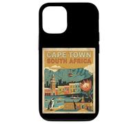 Carcasa para iPhone 12/12 Pro Vintage Ciudad del Cabo Sudáfrica Viaje Souvenir Turista Regalo