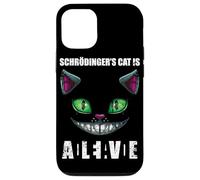 Carcasa para iPhone 12/12 Pro Vintage Schrödingers Cat Dead & Alive Física cuántica