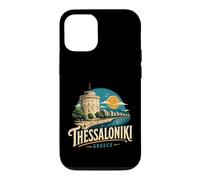 Carcasa para iPhone 12/12 Pro Vintage Thessaloniki Grecia Travel Souvenir Landmark Gift
