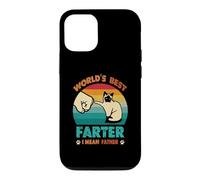 Carcasa para iPhone 12/12 Pro Vintage World'S Best Farter I Mean Father Best Cat Dad Ever