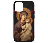 Carcasa para iPhone 12/12 Pro Virgen María Theotokos Icono Cristiano Ortodoxo Estética