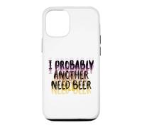 Carcasa para iPhone 12/12 Pro Visión borrosa Probablemente una Necesidad Beber Cerveza Día del Padre