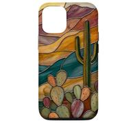 Carcasa para iPhone 12/12 Pro Vitral Cactus Artful Trendy