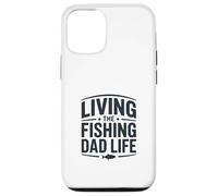 Carcasa para iPhone 12/12 Pro Viviendo La Pesca Papá Vida Padre Pescador