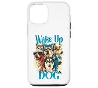 Carcasa para iPhone 12/12 Pro Wake Up Dog Lover Canine Collage Pop Art Gráfico