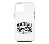 Carcasa para iPhone 12/12 Pro Wakeboard Lake Life Adventure Espera diversión Deportes acuáticos