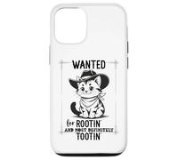 Carcasa para iPhone 12/12 Pro Wanted for Rootin Most Definitely Tootin Cowboy Cat Farting