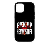 Carcasa para iPhone 12/12 Pro Weightlifting Motivation Pick Up Heavy Stuff Gym Graphic