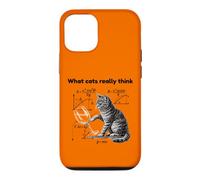 Carcasa para iPhone 12/12 Pro What Cats Really Think Funny Cat Physics Humor Men Women